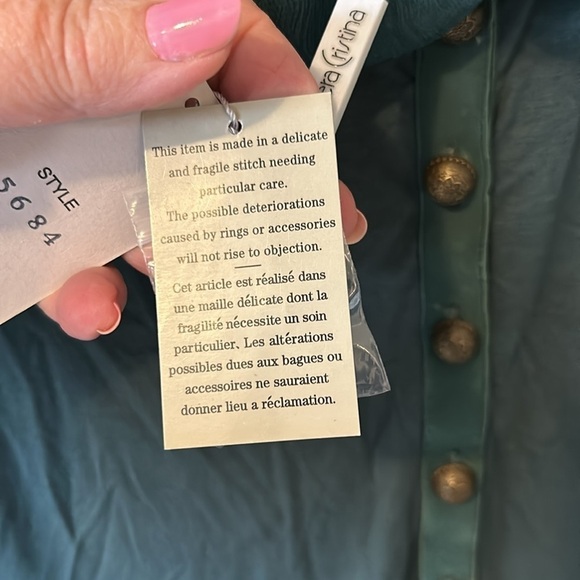 Vera Christina special event fancy top Victorian vibes long sleeve sexy unique - Picture 9 of 17